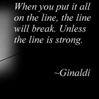 Don’t cross the line