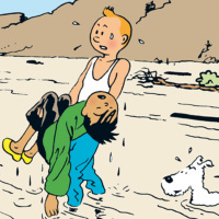 Las Aventuras de Tintín - Los Cigarros del Fararón - El Loto Azul