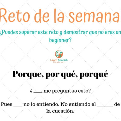Learn Spanish, Beginner!
