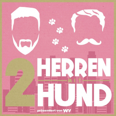 Zwei Herren Mit Hund