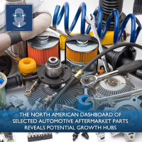 The North American Dashboard of Selected Automotive Aftermarket Parts Reveals Potential Growth Hubs