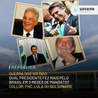 Guerra dos 100 Dias - Qual presidente fez em 3 meses de mandato