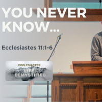 You Never Know... | Ecclesiastes 11:1-6 | Dave Cook
