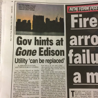 11. After the Blackout, Gov. Cuomo tells WCBSs John Metaxas, Con Ed can be replaced.