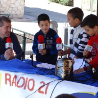 Mini Feria del Libro Pelayos de la Presa, entrevista a Rubén Serrano