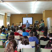 Menudo Castillo especial 6 años de Encuentros Literarios en el José Jalón