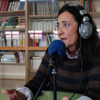 Paloma González Rubio en el IES Pedro de Tolosa