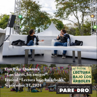 Pilar Quintana, Los libros, los amigos, Festival Lectura bajo los árboles de Idartes