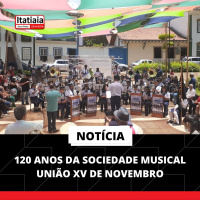 120 ANOS DA SOCIEDADE MUSICAL UNIÃO XV DE NOVEMBRO