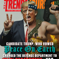 CANDIDATE TRUMP, WHO VOWED PEACE ON EARTH, CHANGED THE DEFENSE DEPARTMENT TO ‘WAR’ DEPARTMENT