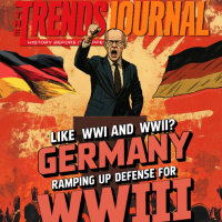 LIKE WWI and WWII? GERMANY RAMPING UP DEFENSE FOR WWIII. HEIL MERZ