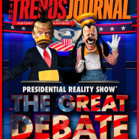 PRESIDENTIAL REALITY SHOW. THE GREAT DEBATE: DAFFY DUCK VS GOOFY. THATS ALL FOLKS!