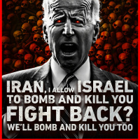 IRAN, I ALLOW ISRAEL TO BOMB AND KILL YOU! FIGHT BACK? WELL BOMB AND KILL YOU TOO!