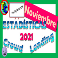 TOP MEJORES PLATAFORMAS CROWDLENDING 2021 - Estadísticas Noviembre - Invertir en Crowdlending