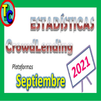 TOP MEJORES PLATAFORMAS CROWDLENDING 2021 - Estadísticas Septiembre - Invertir en Crowdlending