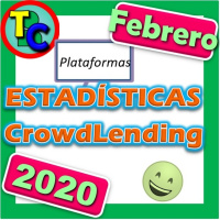 ESTADÍSTICAS CROWDLENDING - Oleada Febrero 2020 - Volumen de negocio, inversores registrados, rentabilidad...