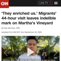 Marthas Vineyard vs 50 Migrants 