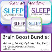 Brain Boost Bundle: Memory, Focus, IQ, Learning Help - Hypnosis, Meditation and Subliminal - The Sleep Learning System with Rachael Meddows Audiobook