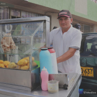 Los buñuelos más ricos en la Estación del tren