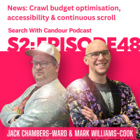 SEO news: Crawl budget optimisation, site accessibility and continuous scroll 