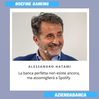 La banca perfetta non esiste ancora, ma assomiglierà a Spotify. Con Alessandro Hatami