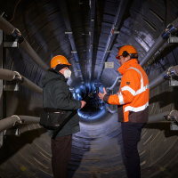 50 Hertz - Strom-Autobahn unter der Stadt