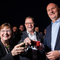 Rot-schwarz-grüne Koalition in Brandenburg