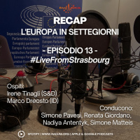 RECAP, l’Europa in SETTEGIORNI – Episodio 13 – Live from Strasbourg