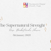 The Supernatural Strength || Rev. Babatunde Idowu || 5th January 2025