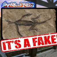  Hilarious News: 280 Million Year Old Fossil Exposed As Painted Rock!