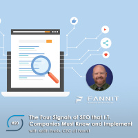 #21 - The Four Signals of SEO that I.T. Companies Must Know and Implement
