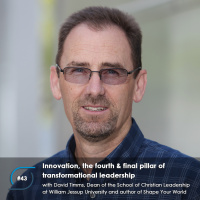 #43 - Innovation, the fourth  final pillar of Transformational Leadership, with David Timms
