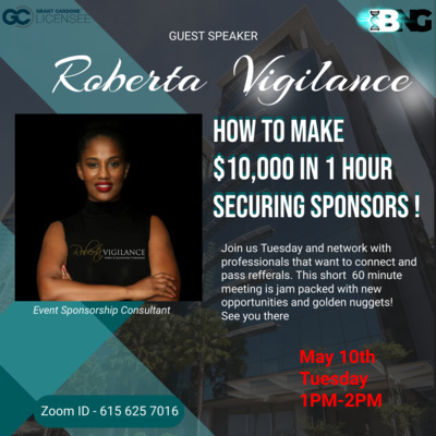 Sponsorship Talk With Roberta Vigilance