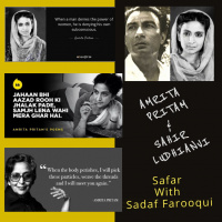 Amrita Pritam  Sahir Ludhianvi Safar With Sadaf Farooqui