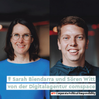 Corporate Political Responsibility – mit Sarah Biendarra und Sören Witt von der Digitalagentur comspace 