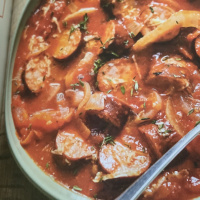 Rougail saucisses végétale