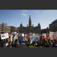 George Square: Against Racism and Fascism 