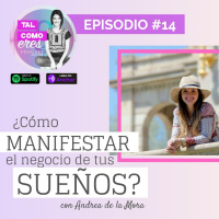 Ep. 14: Cómo manifestar el negocio de tus sueños, con Andrea de la Mora. Podcast Tal como eres con Justine Standaert