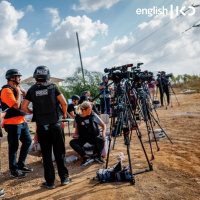 The debate over allowing journalists independently into the Gaza Strip 