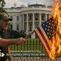 Veteran Arrested After Burning Flag — Patriot or Criminal?
