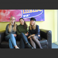 Tabea, Nadine und Finja vom Wandelbar Festival waren bei uns zu Besuch