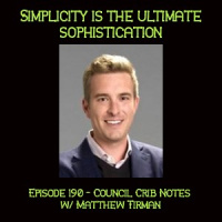 190 - City of Bainbridge Island Council Study Session Crib Notes with Matthew Tirman