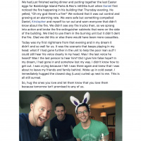 018 - Winslow Green Fire and Mary Saved on Good Friday.