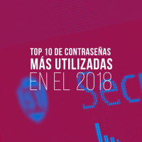 Top 10 de contraseñas más utilizadas en el 2018
