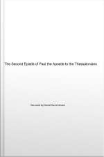 The Second Epistle Of Paul The Apostle To The Thessalonians