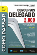 Como Passar Concursos Delegado: 2.000 Questões Comentadas