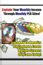 Explode Your Monthly Income Through Monthly Plr Sites!