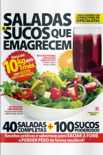 Coleção Reeducação Alimentar – Saladas  Sucos que emagrecem nº3