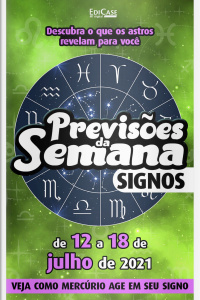 Previsões da Semana Ed. 67 - de 12 a 18 de Julho de 2021 