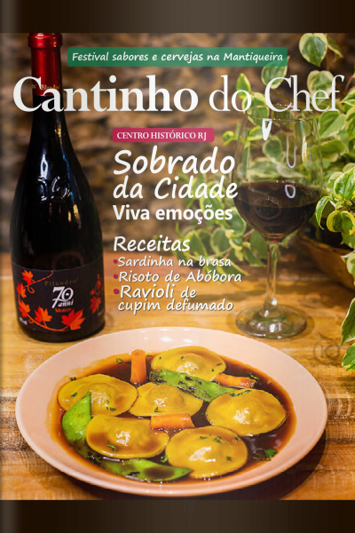Cantinho do Chef Ed. 20 - Sobrado da Cidade no RJ